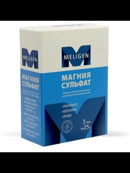 Магния сульфат 25 гр порошок