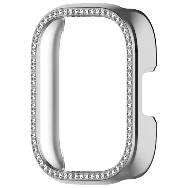 (1 шт.) Redmi Watch5 Lite однорядная алмазная полая защитная оболочка-гальваническое серебро