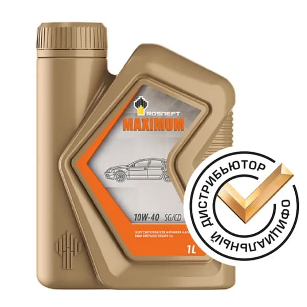 Rosneft ROSNEFT MAXIMUM 10W-40 Масло моторное, Полусинтетическое, 1 л
