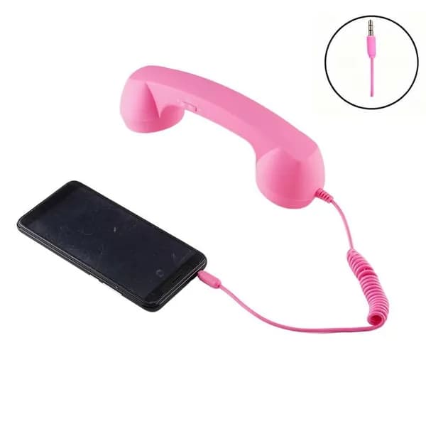 Наушники проводные с микрофоном, USB Type-C, светло-розовый