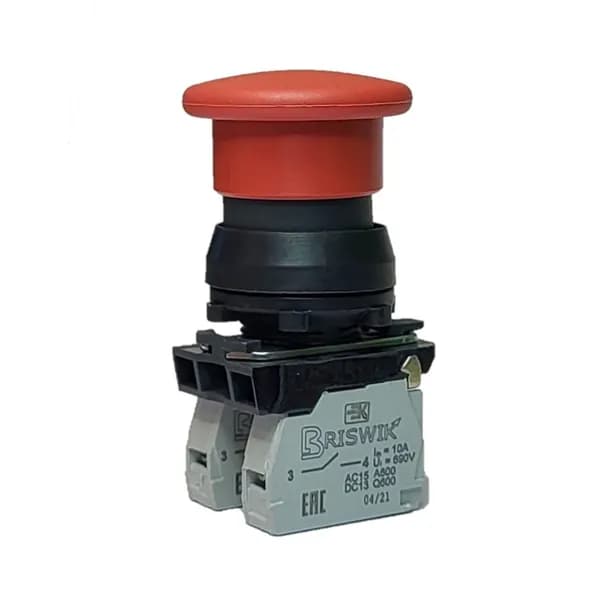 КЕ 191/2м красный 1но+1нз Гриб IP66 УХЛ2 10А