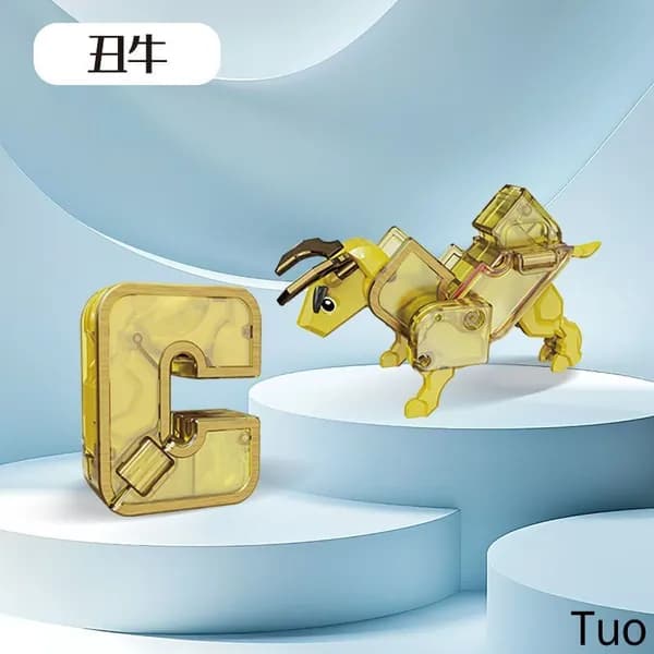 Игрушка-трансформер с цифрами 0-9, комбинируемый робот для сборки