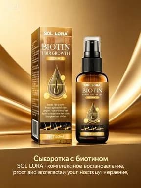 Сыворотка для волос, 30 мл