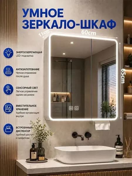 Тумба для ванной,, 60х11х65.01 см