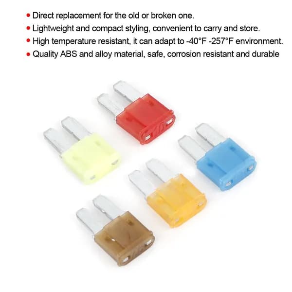 15 шт. автомобильный предохранитель Micro2 Blade Fuse ассорти комплект 5A 7.5A 10A 15A 20A