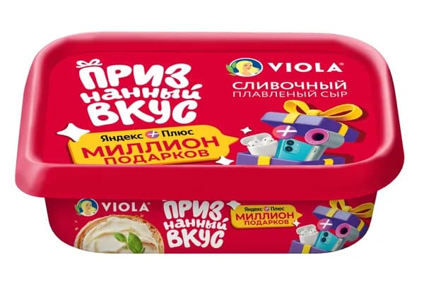 Сыр плавленый Сливочный 50% 200 г, Viola