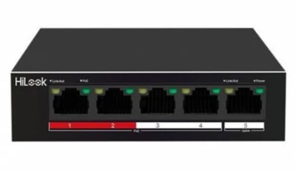 HiLook NS-0105P-35(B)(O-STD) 4XFE+1XFE Uplink Неуправляемый POE-коммутатор 35 Вт
