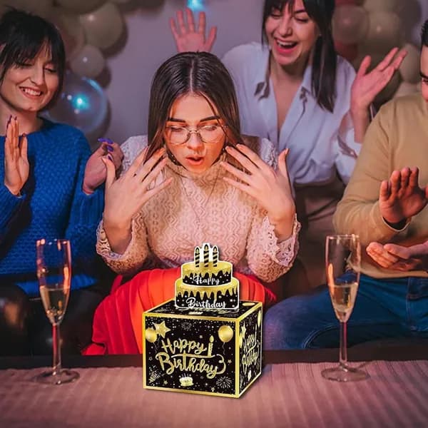 1 комплект Подарочная коробка,конверт для денег,День рождения коробка для денег,упаковка для подарка