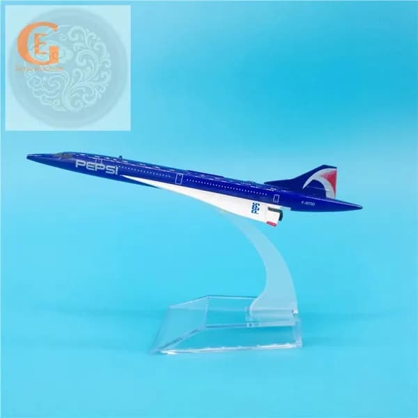 Металлическая Модель Самолета Concorde Из, Кола