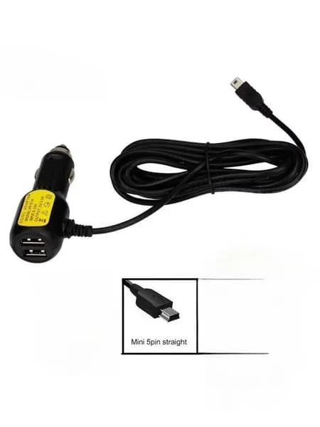 1 шт. USB-кабель с двумя USB-портами, 5 В/3,5 А, Mini / Micro 5-контактный, длиной 3,5 м, для подключения к прикуривателю, зарядное устройство для видеорегистратора