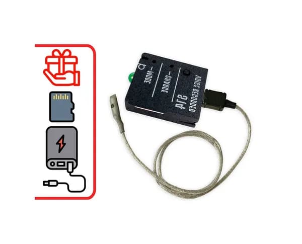 Мини диктофон для записи разговоров Soroka-14.2 (mini) (O40528ID) + ПОДАРКИ (Powerbank 10000 mAh + microSD 32Gb)