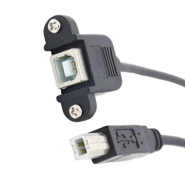 Панельный USB2.0 кабель Type B - Type B, 0.5m