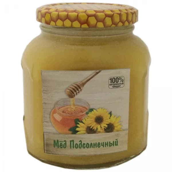 Мед подсолнечный 510гр