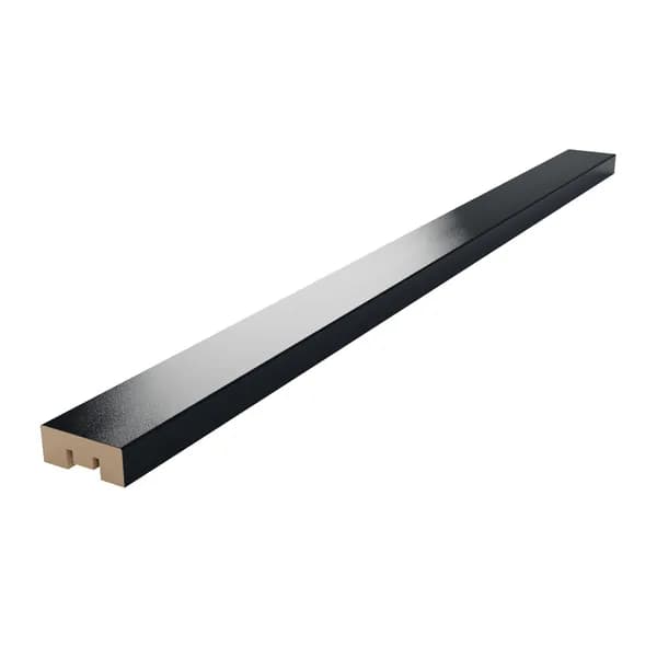 Интерьерная рейка BLACK BRILLIANT 16*40*2800 МДФ