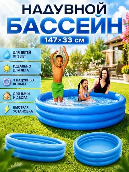 Детский надувной бассейн –для дачи и отдыха