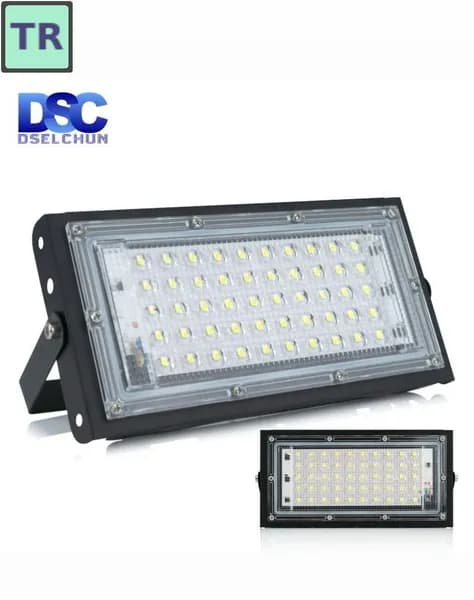 Светодиодный прожектор DSELCHUN 50W, IP65, уличный настенный светильник