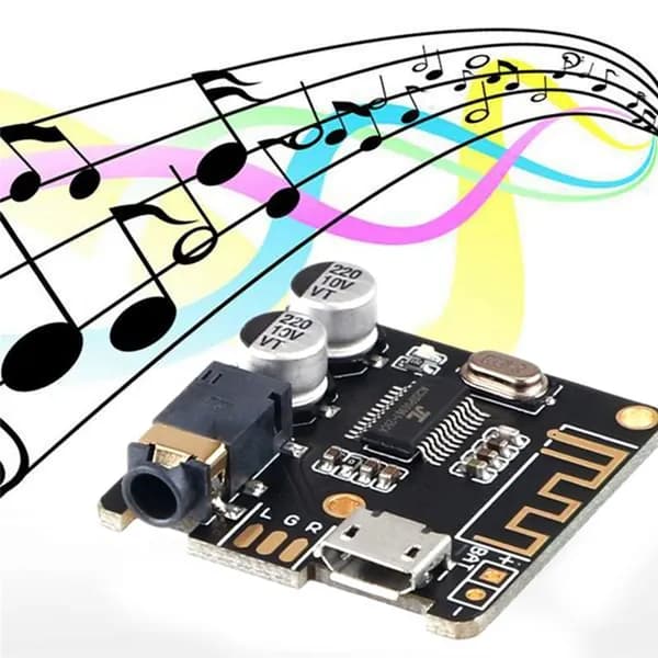 Аудиоприемник BT5.0 + комплект аудиокабелей AUX MP3 Bluetoothдекодер Автомобильный динамик без потерь, аудиоусилитель, бортовой модуль