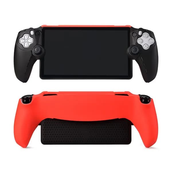 Мягкий силиконовый чехол PS5 Skin для пульта дистанционного управления PlayStation Portal 2023-Красный и черный