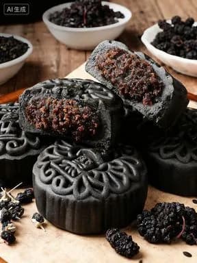 Лунные пряники для здоровья "Пять чёрных", 5 порцийz