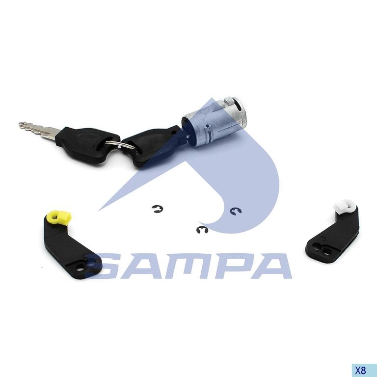 Личинка замка двери для Рено Мидлум арт 034265 SAMPA