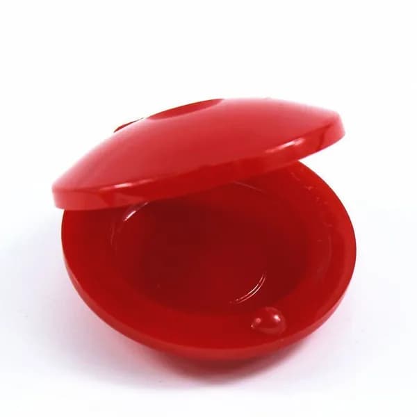 Ударный музыкальный инструмент кастаньеты, красные, 1 штука