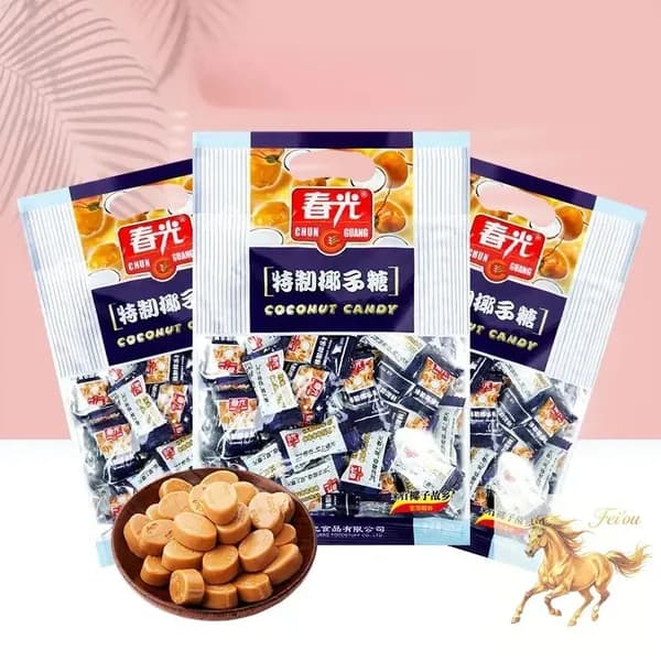 Хайнаньские Кокосовые Конфеты Chun Guang Special 120г*3