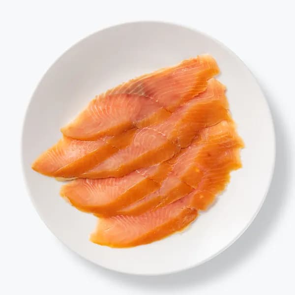 Горбуша холодного копчения 100 г, Ozon fresh, ломтики