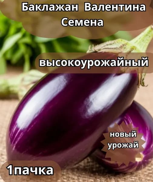Коллекционные семена баклажана Валентина F1