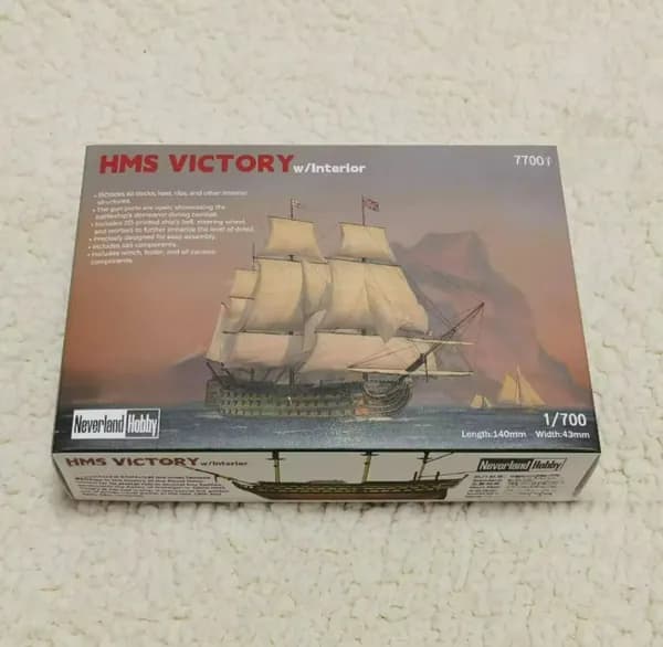 Neverland Hobby N77001 1/700 HMS Victory w/Interior Модель сборки военного корабля Стандартная версия