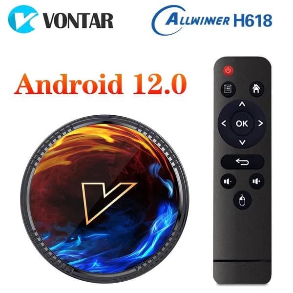 ТВ приставка медиаплеер VONTAR H1 (Android12, 4K, BT5.0, Wifi6)
