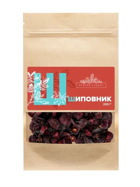 Шиповник сушеный плоды, 200 г