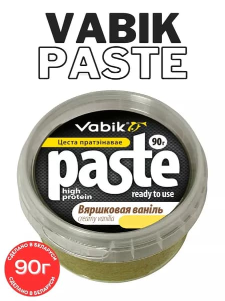Тесто протеиновое Vabik PASTE - Сливочная ваниль 90г