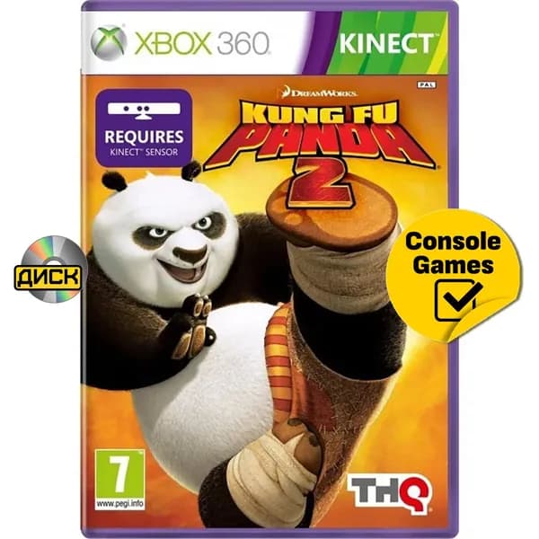 Игра Xbox 360 Кунг-фу Панда 2 (Kung Fu Panda 2) (для Kinect). (XBox 360