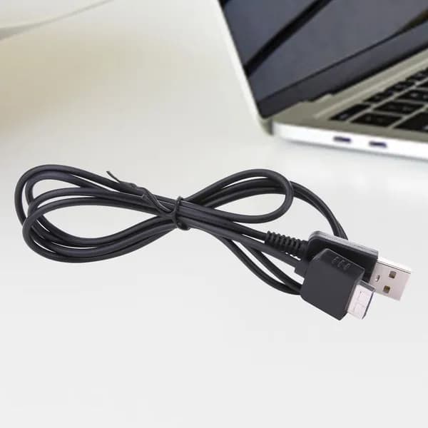 USB-кабель для PS Vita 1000: зарядка и передача данных, чёрный, 110 см