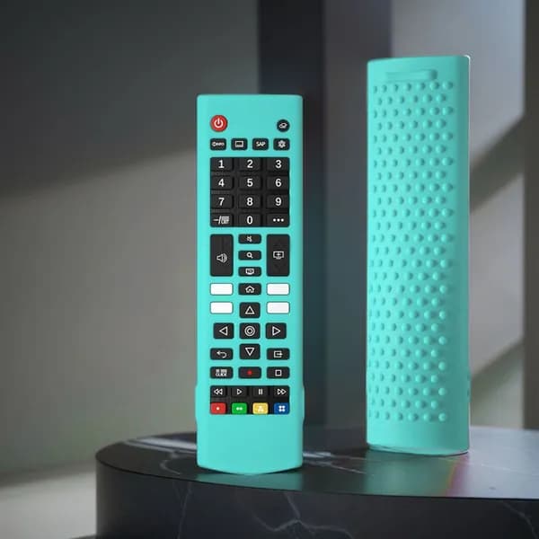 Силиконовый чехол для пультов LG: AKB75095307, AKB76040302, AKB75375604 антискольжение, защита от падений, ремешок
