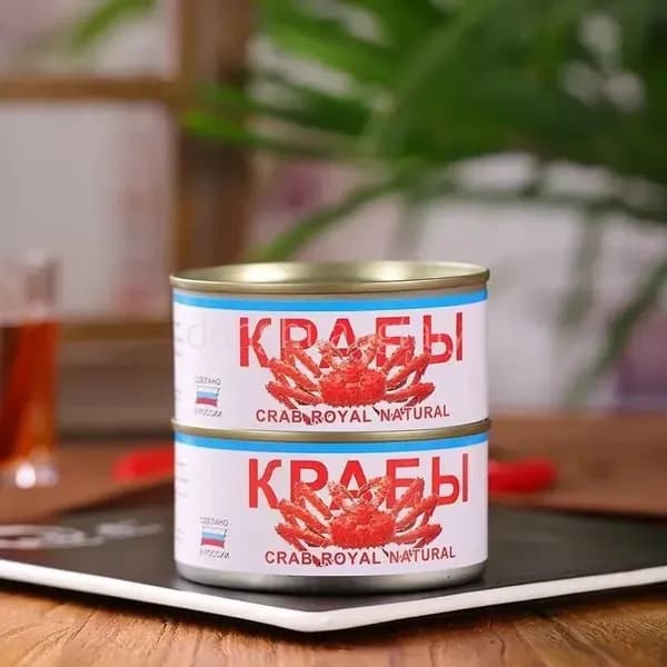 Китайский ресторан "Консервированное мясо краба&130г*2 банки