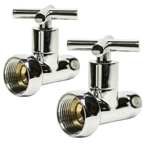 Вентиль запорный прямой для п/с 1" х 3/4" г/г (крест) LUXON