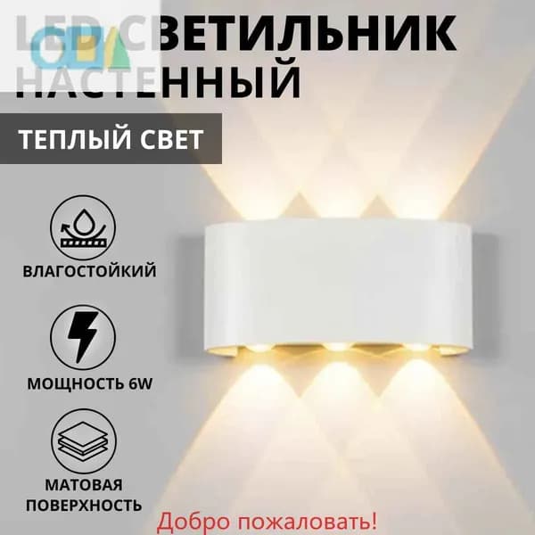Настенный светильник, LED