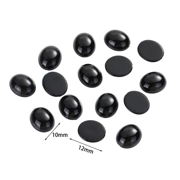 10*12mm овальный Глазки для игрушек 200 шт