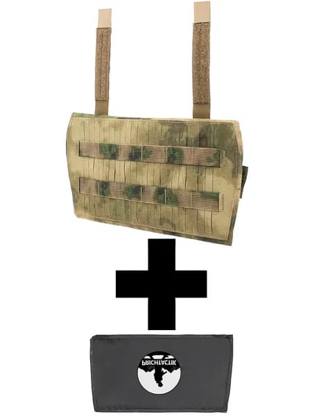 Защита живота с баллистическим пакетом "А-22 Подорожник" (СВМПЭ Бр1, С2) (Ars Arma), Зеленый камуфляж