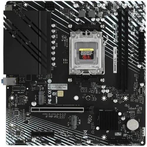 Материнская плата Biostar B850MT2-E DJ - AM5, AMD B850, 2xDDR5-5600 МГц, 1xPCI-Ex16, 2xM.2, Micro-ATX