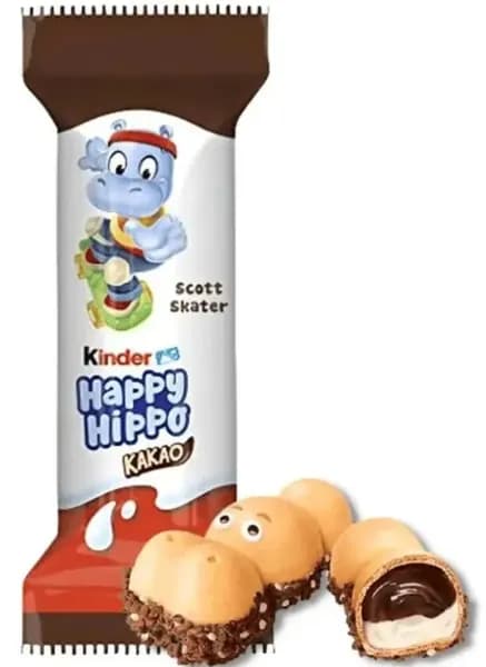 Батончик Kinder Happy Hippo Какао 20.7 гр.