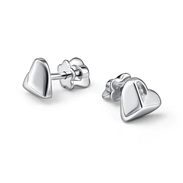 Серебряные серьги DIAMANT-ONLINE с бриллиантом 925 пробы
