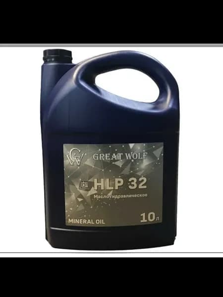 Масло гидравлическое HLP 32 Mineral Oil 10 л Great Wolf