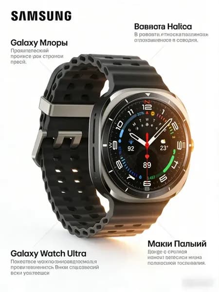 Galaxy Watch Ultra прочность, ум и стиль