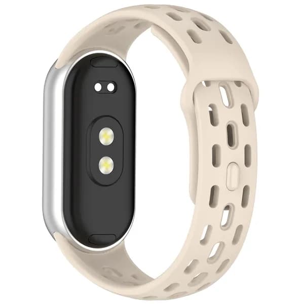 Скелетонизированный силиконовый ремешок для Xiaomi MiBand 10/9, Дышащий спортивный браслет для Xiaomi Band 8
