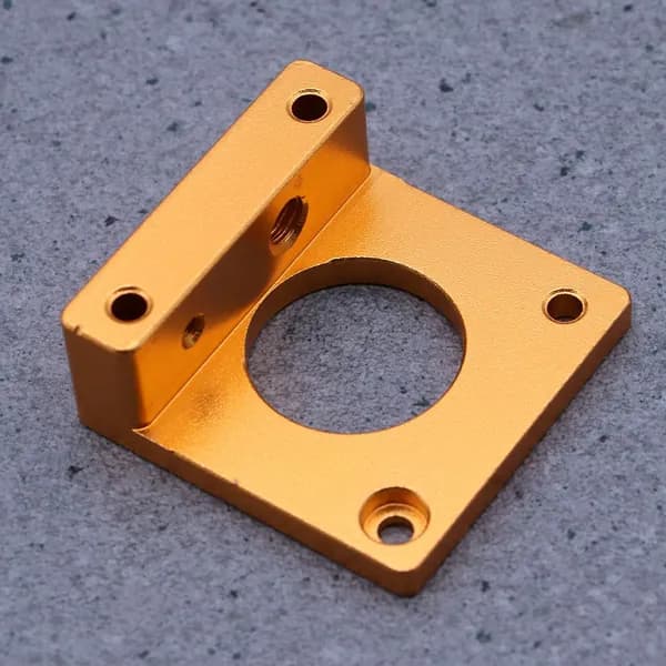Золотистый алюминиевый блок mk8 extruder для 3d принтеров, набор для замены деталей
