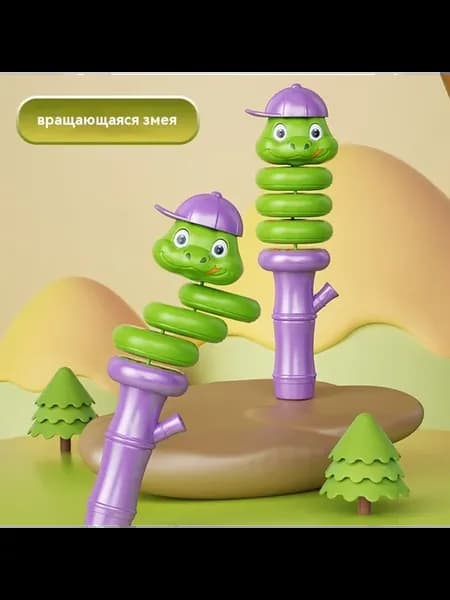 Скрученная игрушка змеи OPP мешок