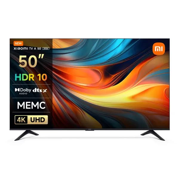 Xiaomi Телевизор TV A 2026 50″ 4K UHD, черный