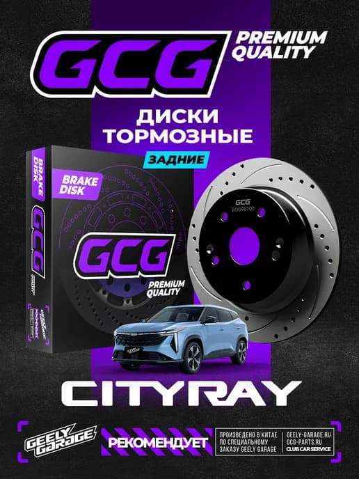 Диски тормозные задние Cityray Boyue Cool GCG 4050096700